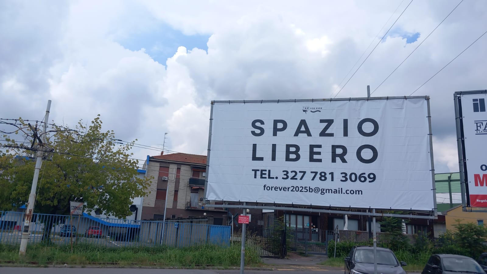 Foto del cartello 6 x 3 Monofacciale -Via dei Giovi, 5, Cormano MI