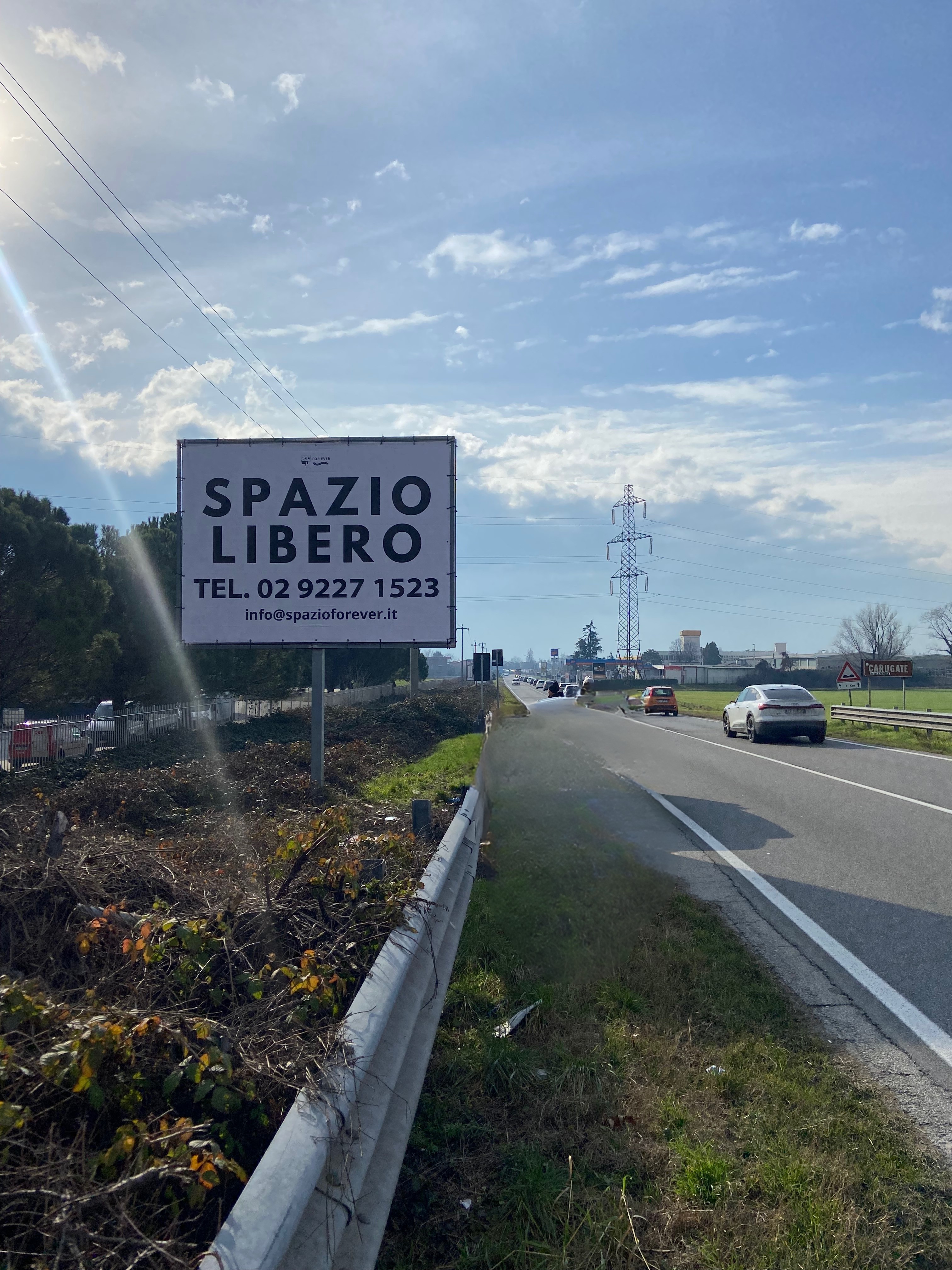 Foto del cartello 4 x 3 bif. - V.le delle Industrie, 86, 20864 Agrate Brianza MB
