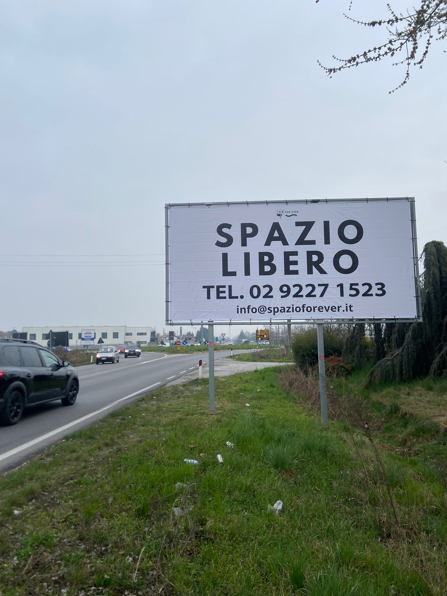 Foto del cartello 4 x 3 Mono facciale - SP45 Provincia di Monza e della Brianza